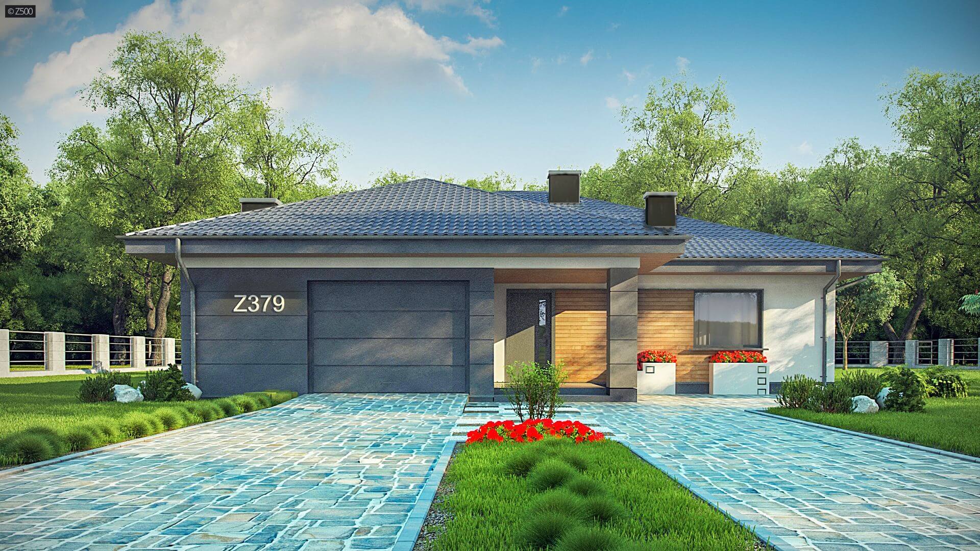 dom-drewniany-z379d-front-3